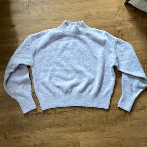 & other stories light purple sweater